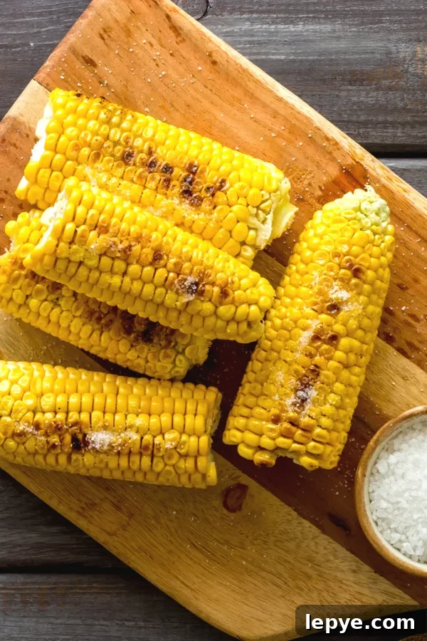lightly brown corn 