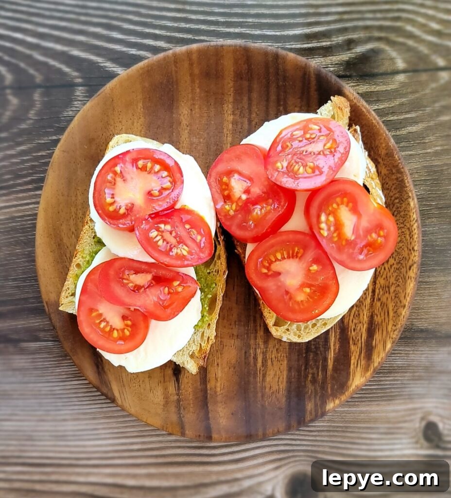 March Meal Plan: Week 4 Menu Ideas & Grocery List (2024) 6 Caprese toast plated