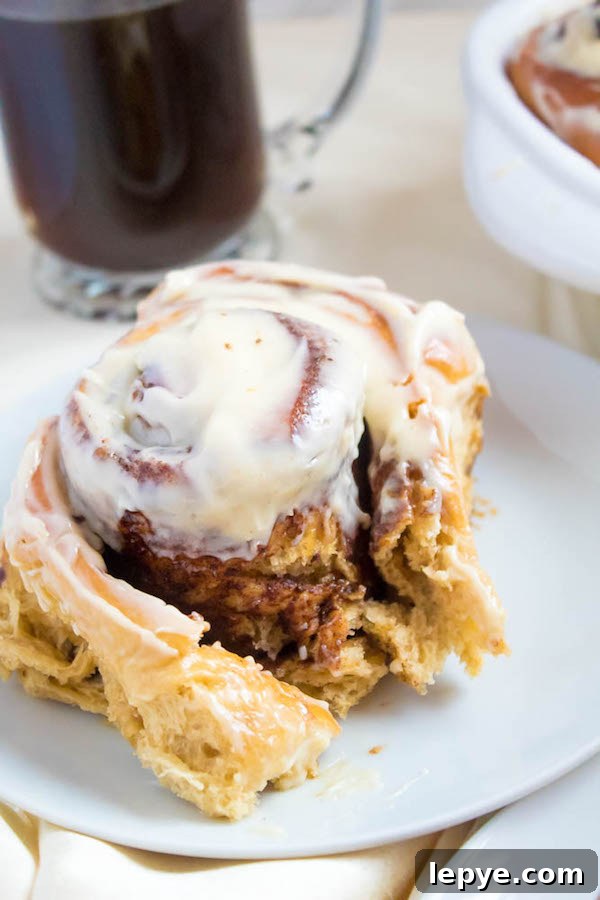 Cinnamon Rolls with Coffee Glaze: Irresistible Morning Treat 10 These Coffee Cinnamon Rolls will satisfy all your coffee cravings! They're super soft, fluffy, gooey and full of coffee flavour.