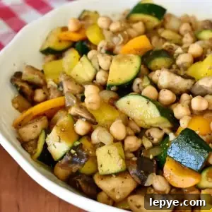 Stovetop Pan-Roasted Vegetables with Garlic White Beans 14 Pan Roasted Vegetables with beans.