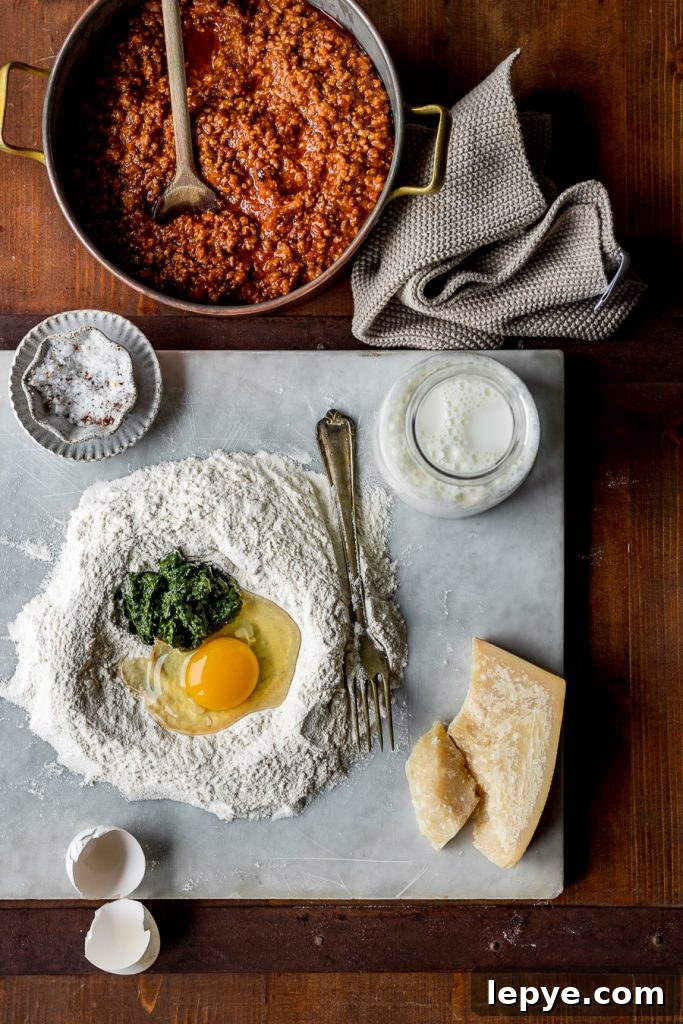 Authentic Lasagne alla Bolognese: Classic Recipe & Tips 4 Home made spinach lasagna sheets