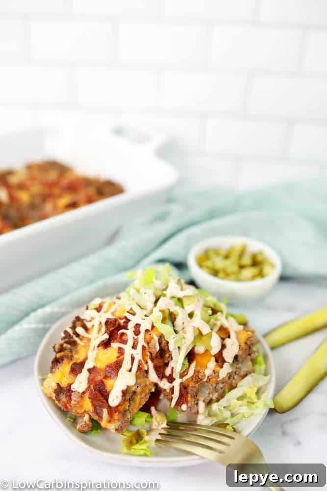slice of casserole with pickles