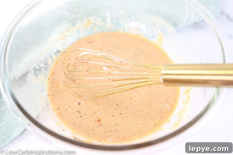 mixing ingredients