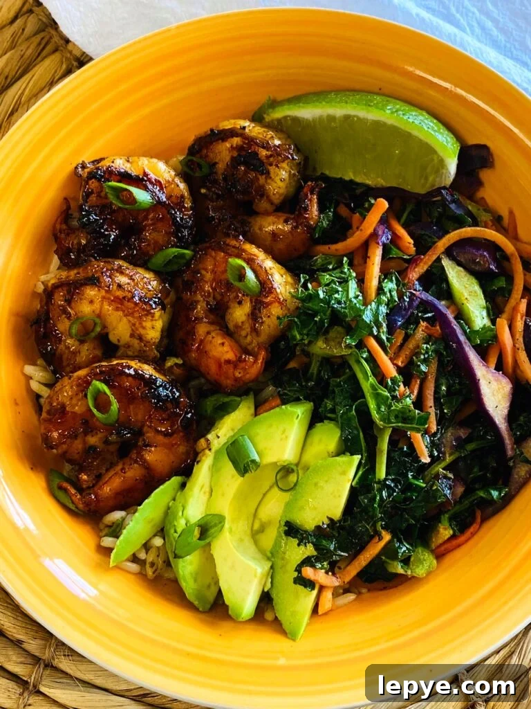 Blackstone Tequila Lime Shrimp Bowls