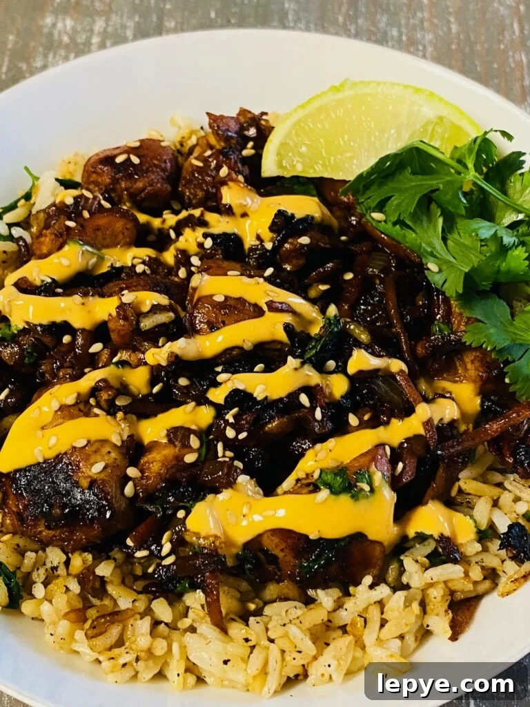 Blackstone Honey Lime Chicken Bowls