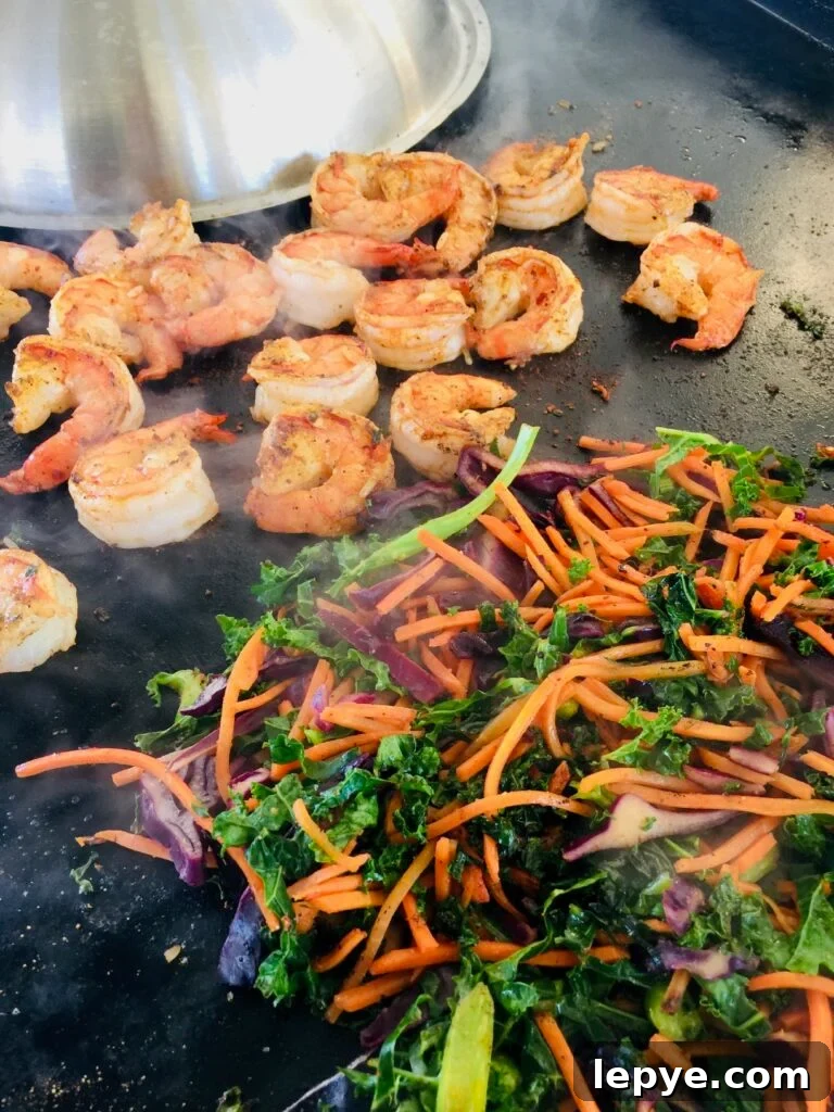 Blackstone Tequila Lime Shrimp Bowls