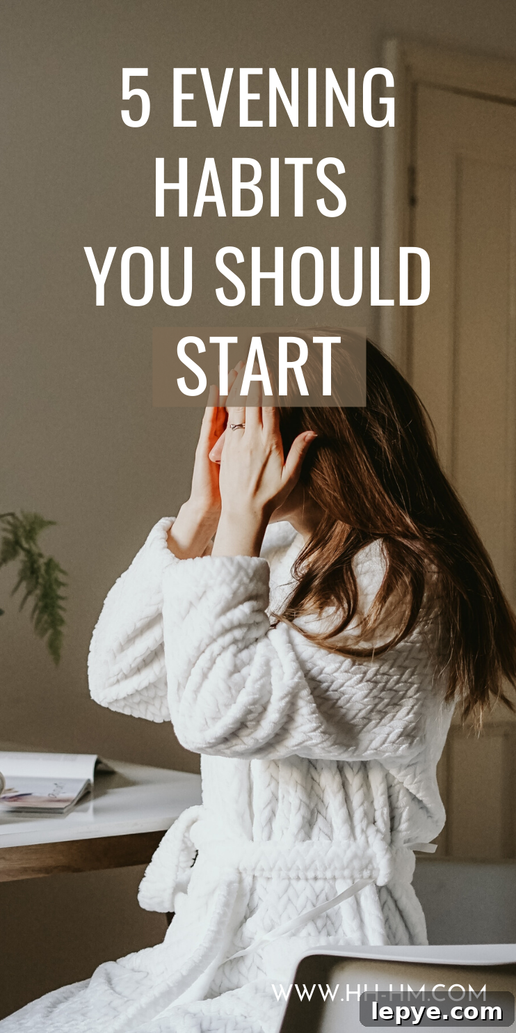 Evening routine: 5 things you should be doing before you go to bed! 5 simple evening habits to start, so you can start your mornings prepared and stress-free!