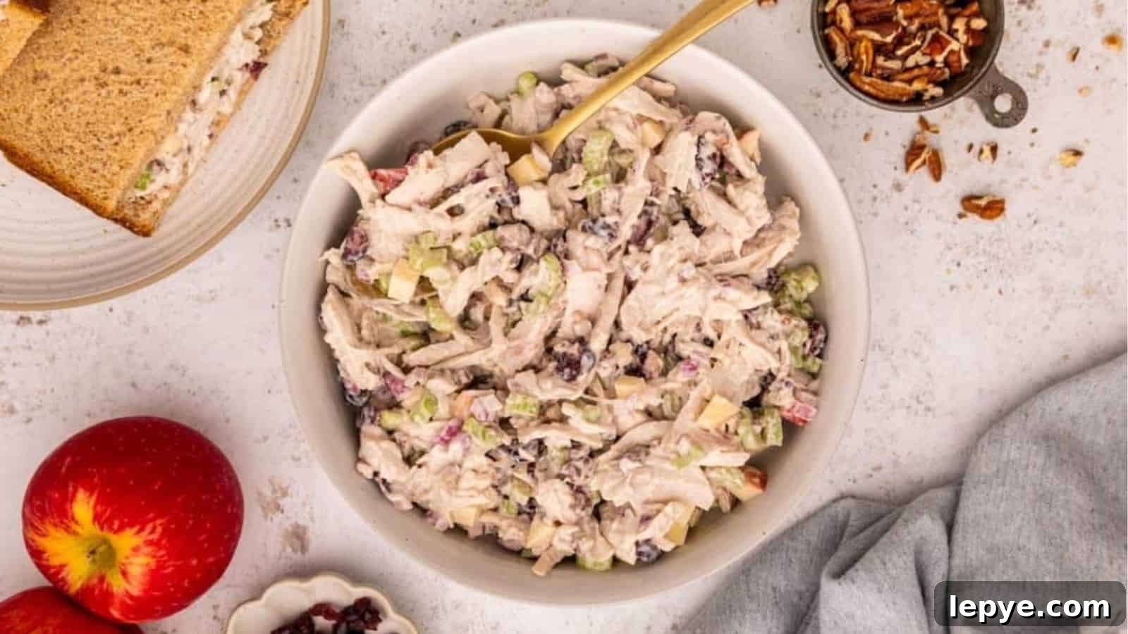 16 Festive Winter Salads Featuring Cranberry Flavors for Every Celebration 11 Leftover Turkey Salad