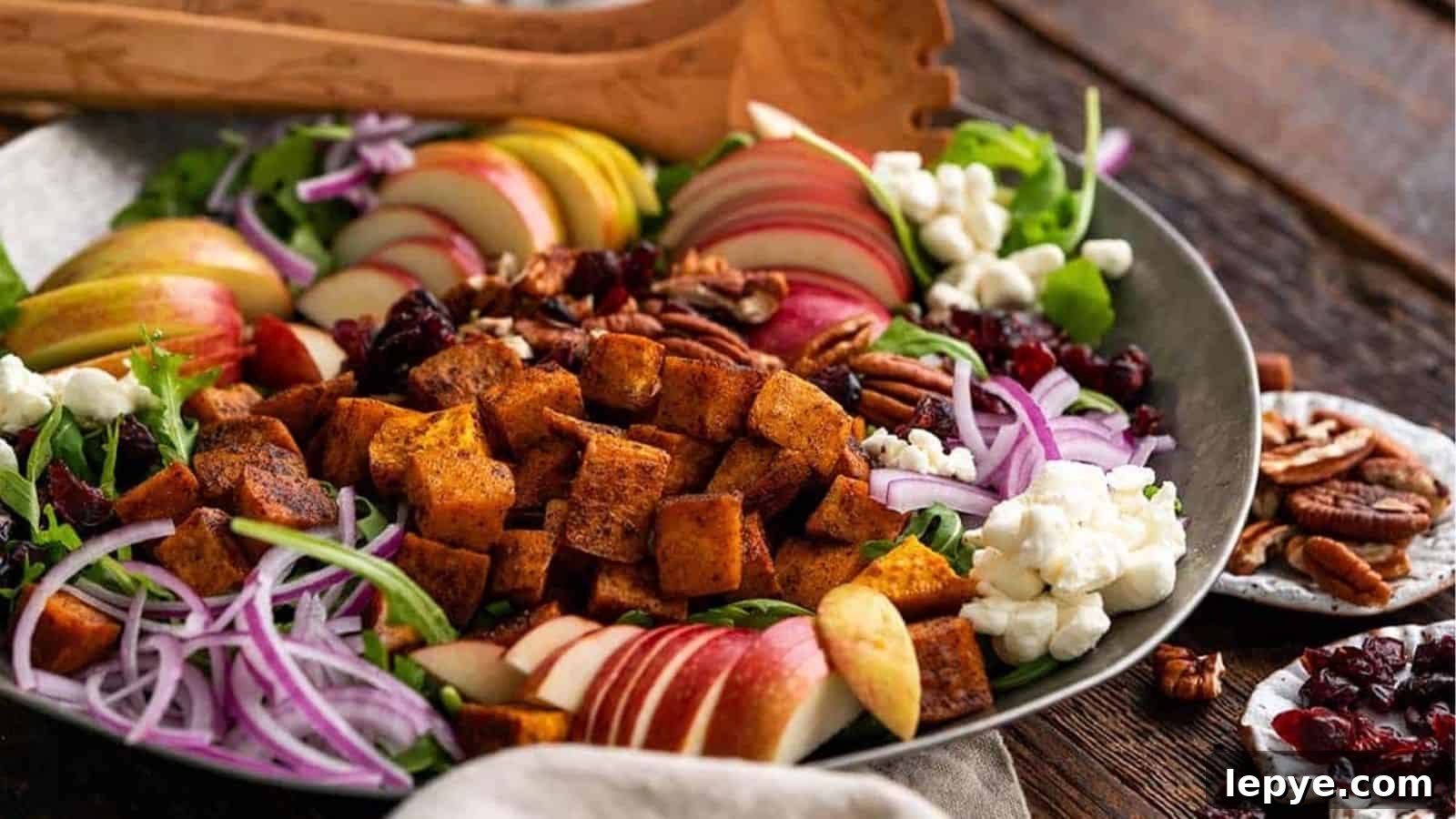 16 Festive Winter Salads Featuring Cranberry Flavors for Every Celebration 12 Fall Harvest Salad with Roasted Sweet Potato