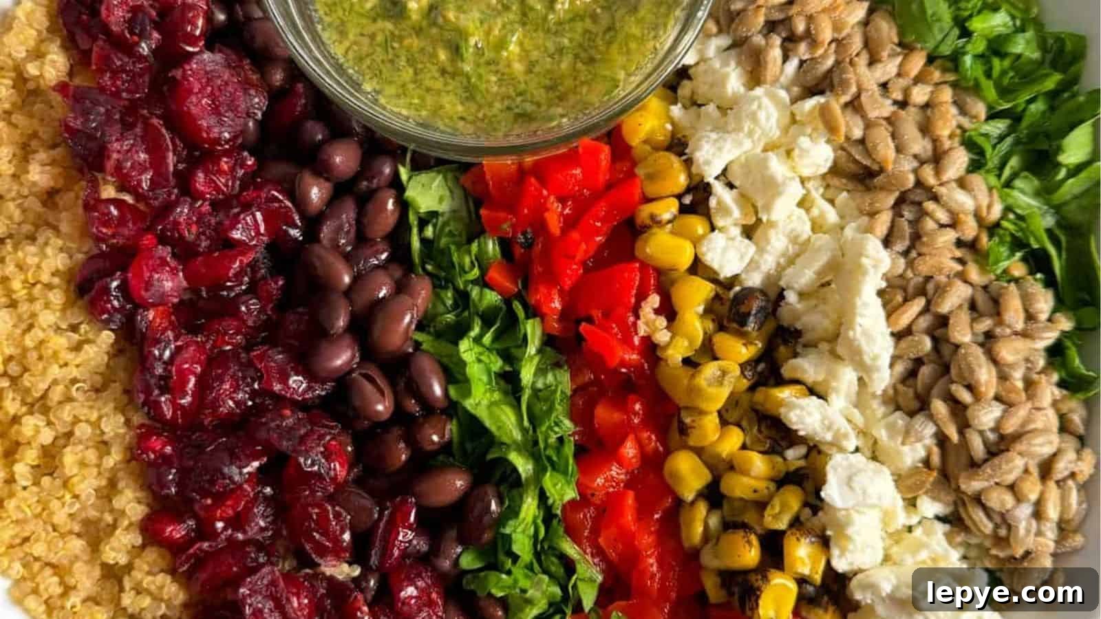 16 Festive Winter Salads Featuring Cranberry Flavors for Every Celebration 17 Wildflower Chopped Salad with Wildflower Pesto Vinaigrette