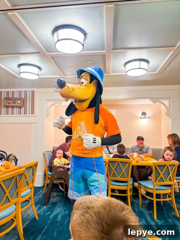 Cape May Café Breakfast Menu & Tips for Dining at Disney's Beach Club 13 Goofy at Cape May Cafe.