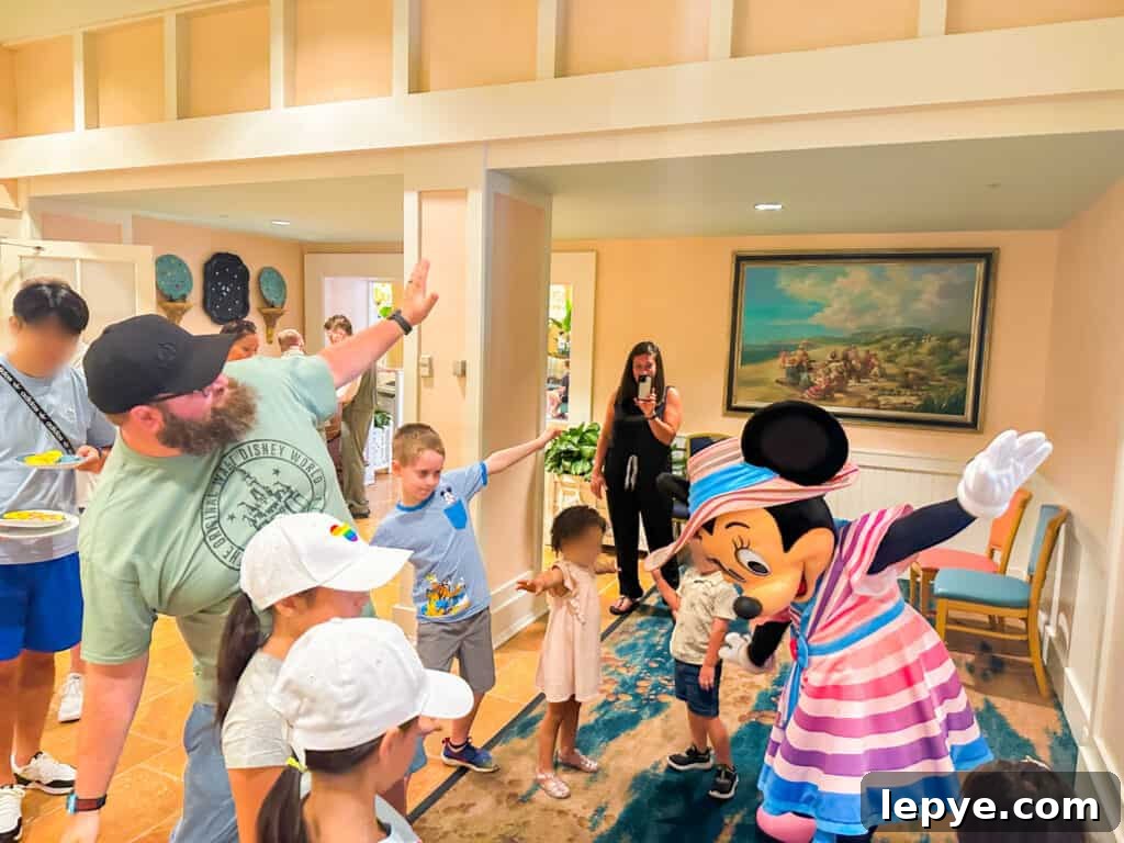 Cape May Café Breakfast Menu & Tips for Dining at Disney's Beach Club 16 Surf dance at Cape May Cafe.