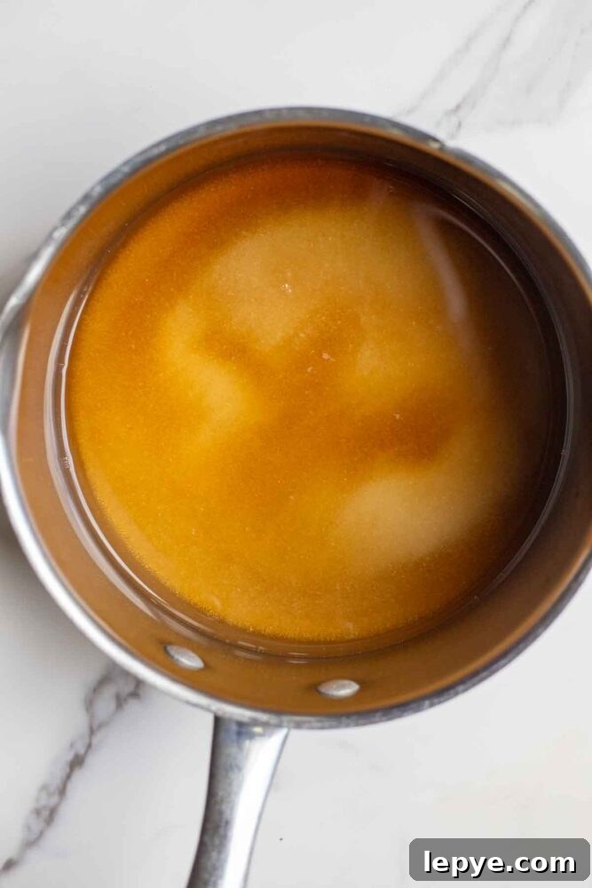 How to Make Homemade Marshmallows from Scratch 4 Maple syrup, water, and sugar in a small saucepan.