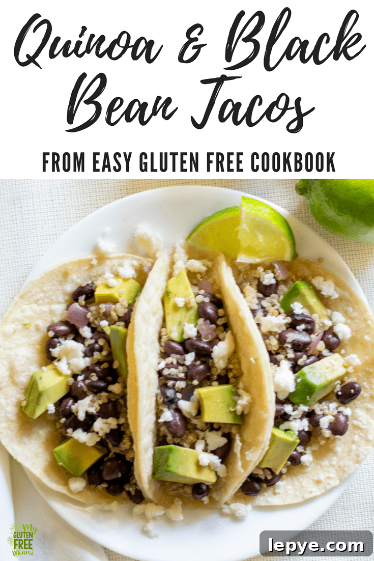 Quinoa and Black Bean Tacos