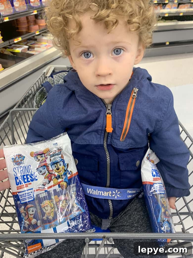 PAW Patrol String Cheese at Walmart