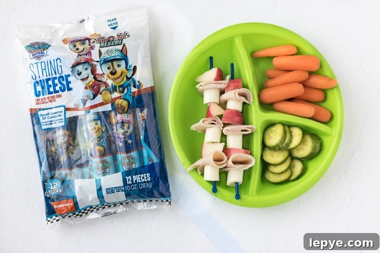 Turkey Apple Cheese Kebabs