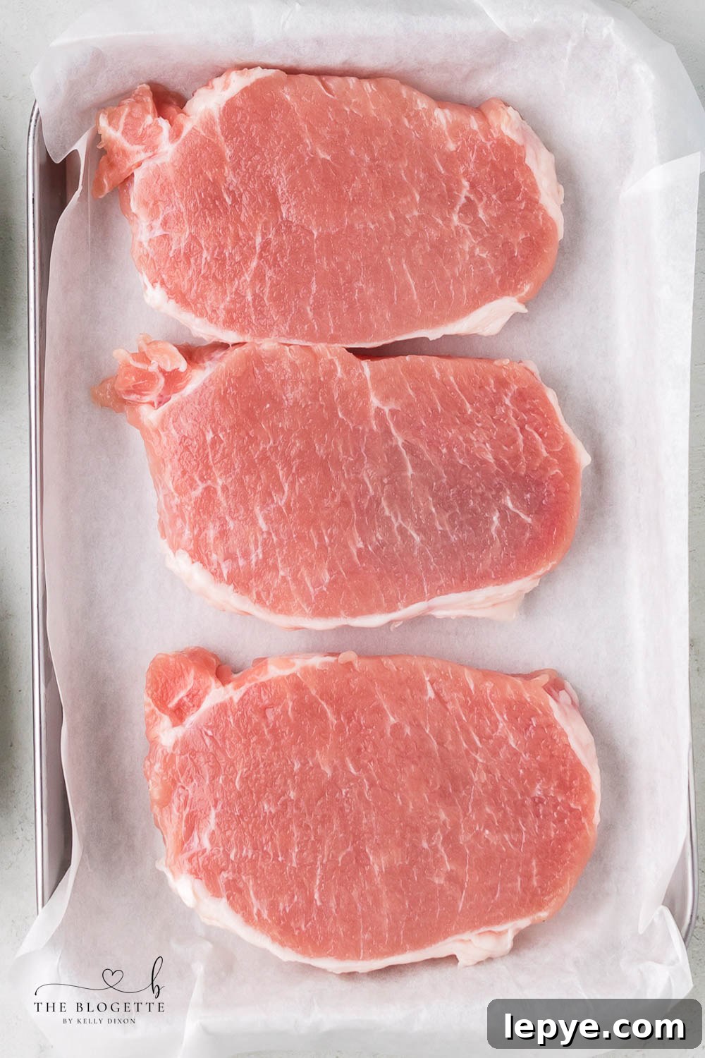 Boneless pork chops