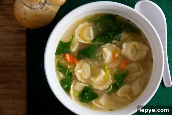 Lemon Chicken Tortellini Soup Recipe for Bright, Comforting Flavor 2 Healthy-Delicious_Chicken Lemon Tortellini Soup