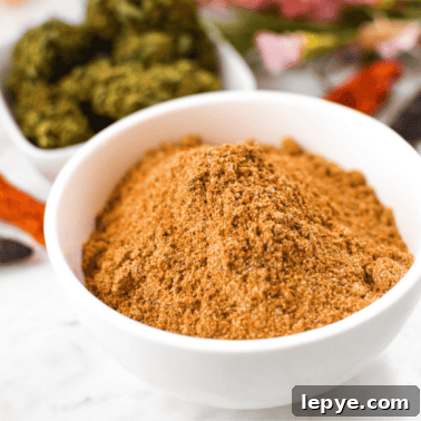 Cannabis-Infused Guacamole Recipe: Fast Homemade Pot Guac 13 A picture of homemade cannabis taco seasoning.