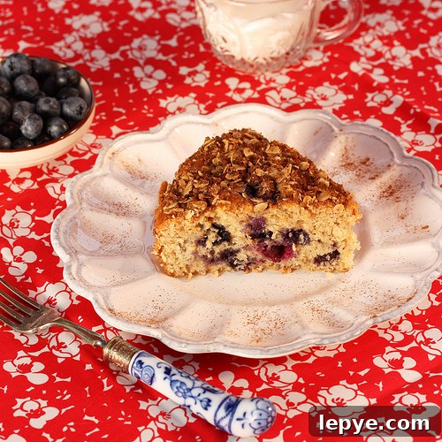 Better Blueberry Buckle via LizsHealthyTable.com Better Blueberry Buckle via LizsHealthyTable.com