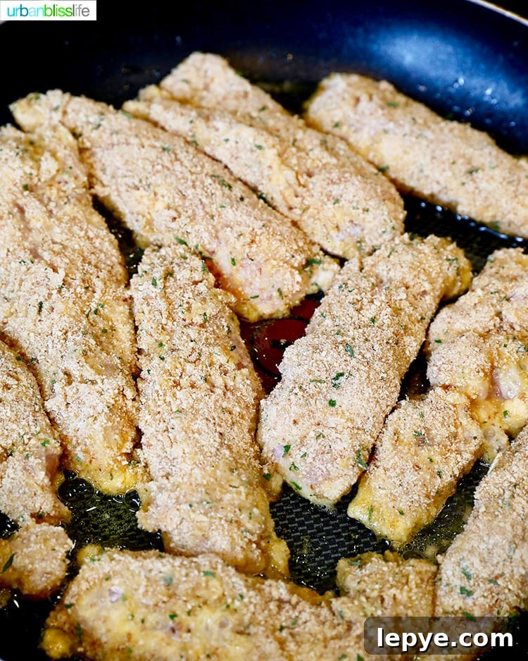 Crispy Breaded Chicken Tenders Recipe for Perfectly Crunchy Results 9 frying chicken tenders