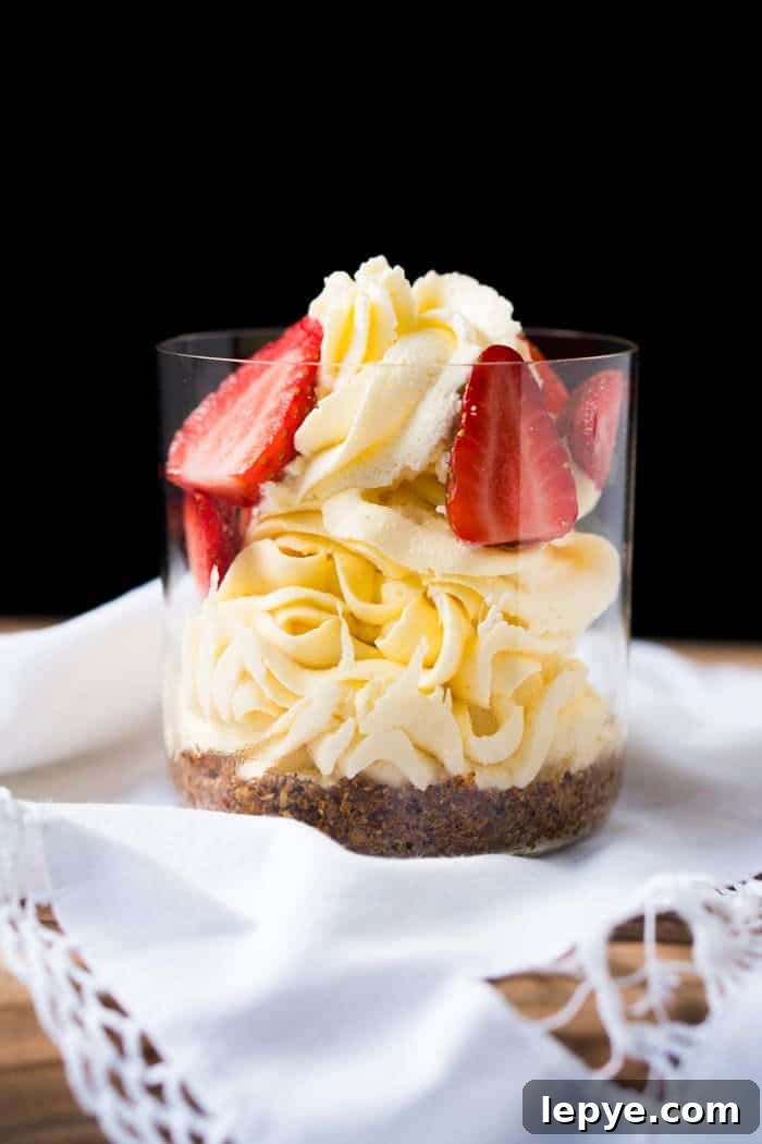 Single-Serve No-Bake Keto Cheesecake Recipe 5 No-Bake Keto Cheesecake For 1! 🍰The Classic #ketocheesecake #lowcarbcheesecake