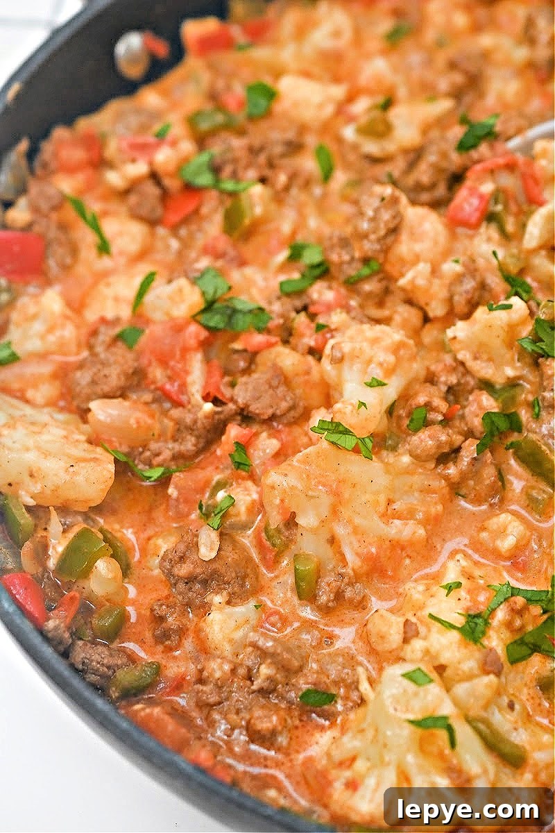 Keto Chili Mac Skillet Recipe — Low-Carb Comfort Meal 2 img 50034 1