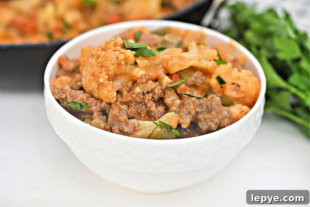 Keto Chili Mac Skillet Recipe — Low-Carb Comfort Meal 6 Keto Chili Mac Skillet