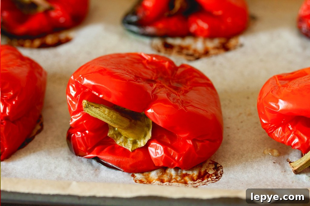 Oven-Roasted Red Peppers: Simple Method for Perfect Char 4 how to roast red peppers