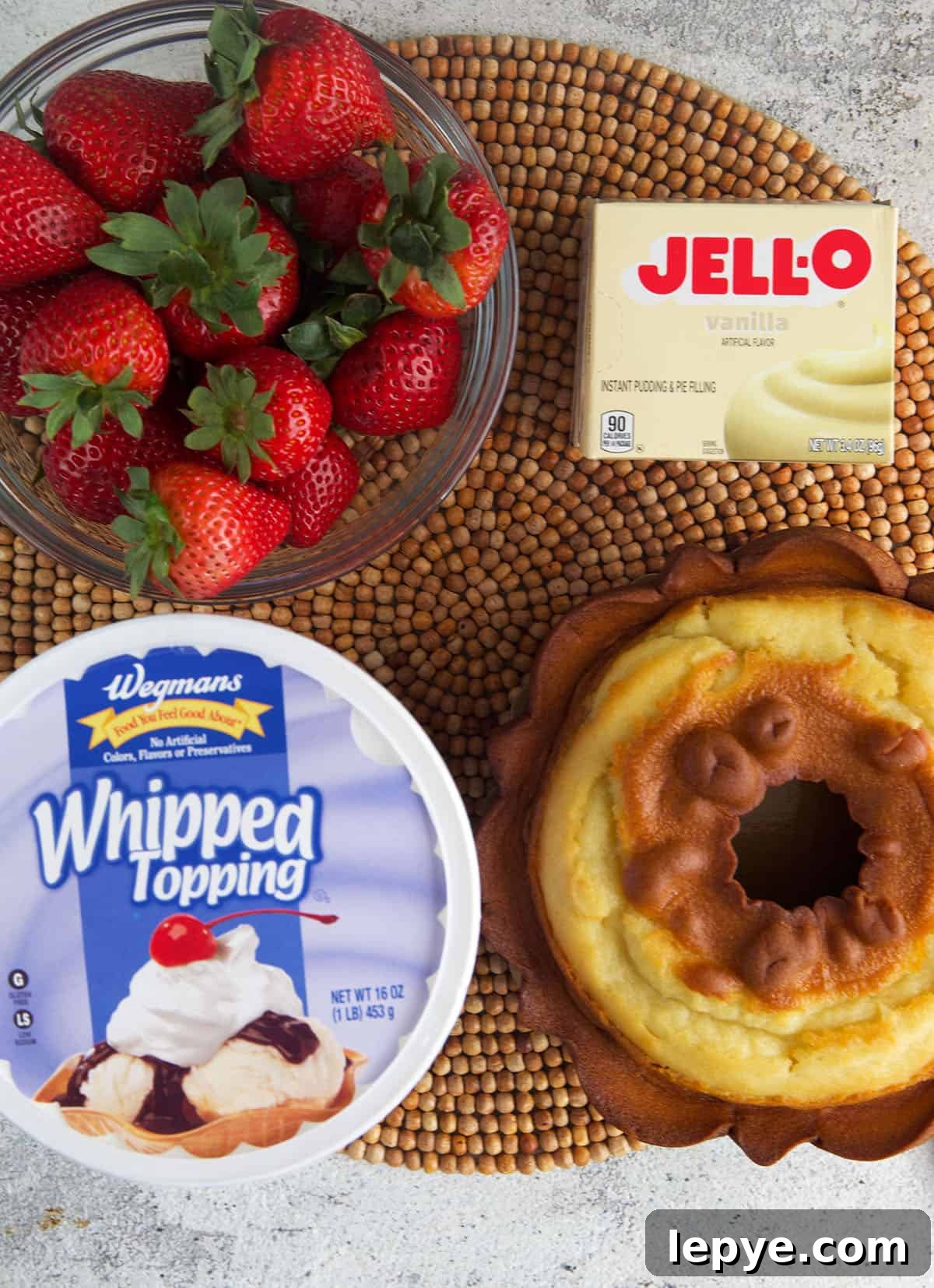 Strawberry Trifle Recipe with Layered Cream and Fresh Berries 3 Ingredients for easy strawberry trifle