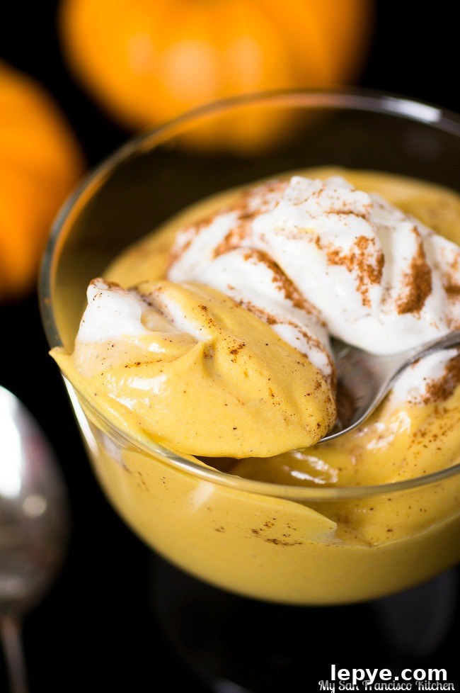 Vegan Pumpkin Mousse Bite