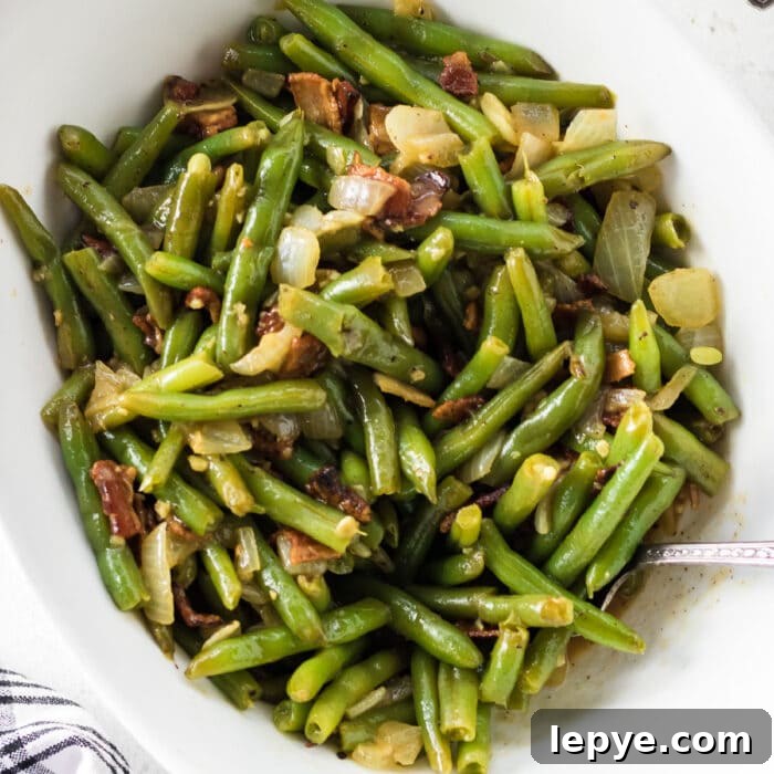 Close up overhead view of a bowl of gree