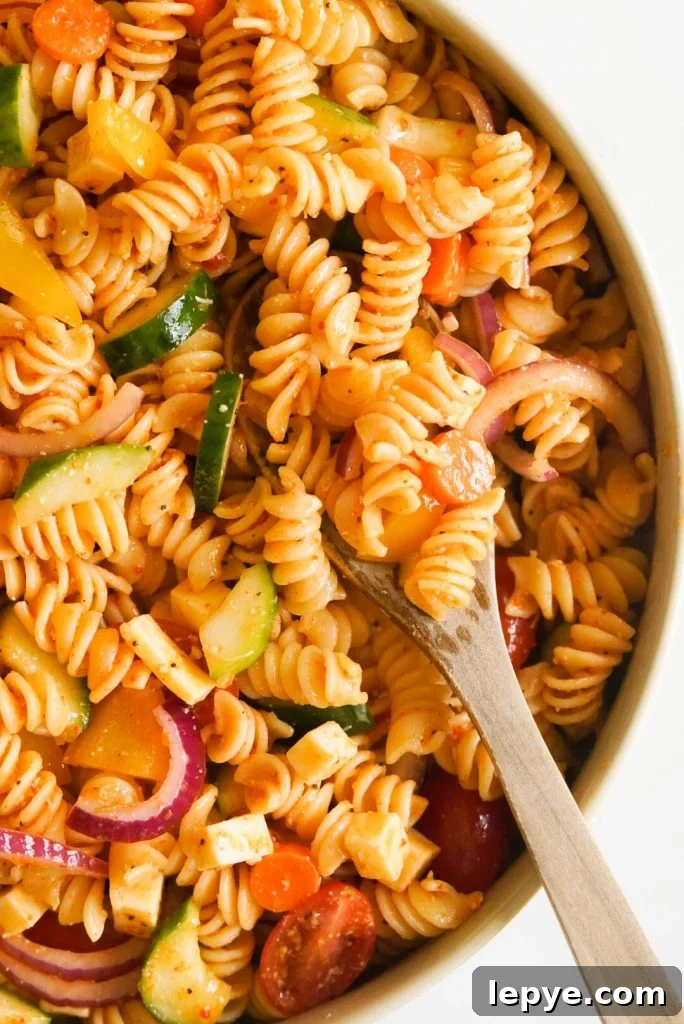 zesty pasta salad