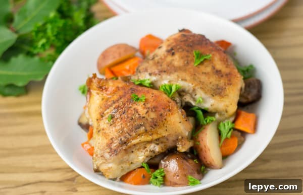 Slow Cooker Herb Chicken 