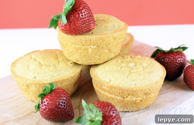 Strawberry Corn Cakes