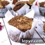 Cinnamon Apple Walnut Muffins