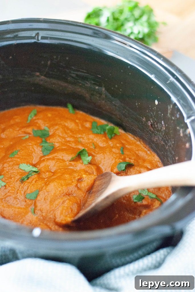 easy chicken tikka masala recipe with coconut milk in the crock pot