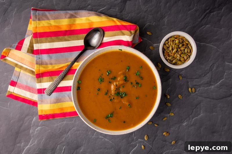 Roasted Butternut Squash Soup on the Big Green Egg