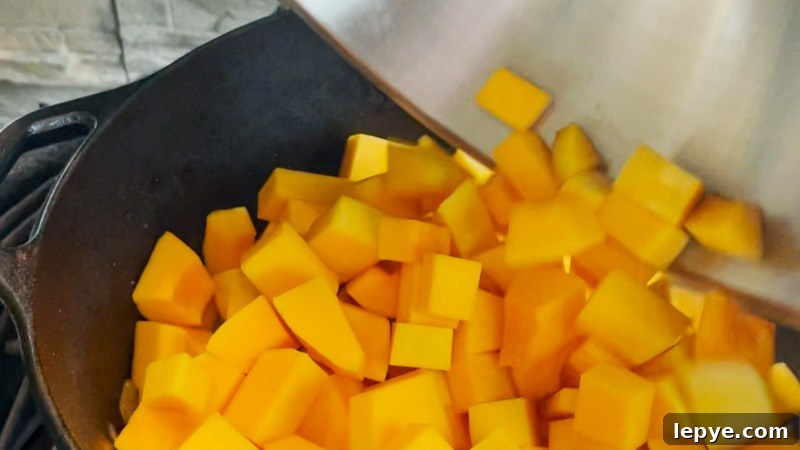 Butternut Squash Soup Cooked on the Big Green Egg