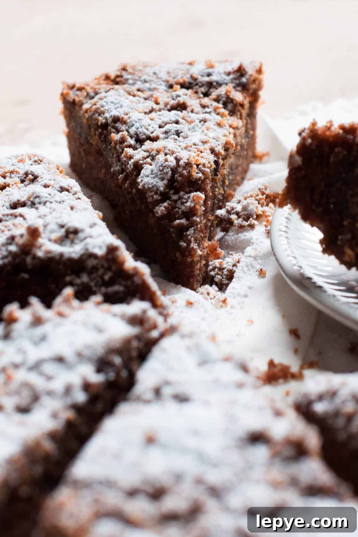 slice of coffee cake