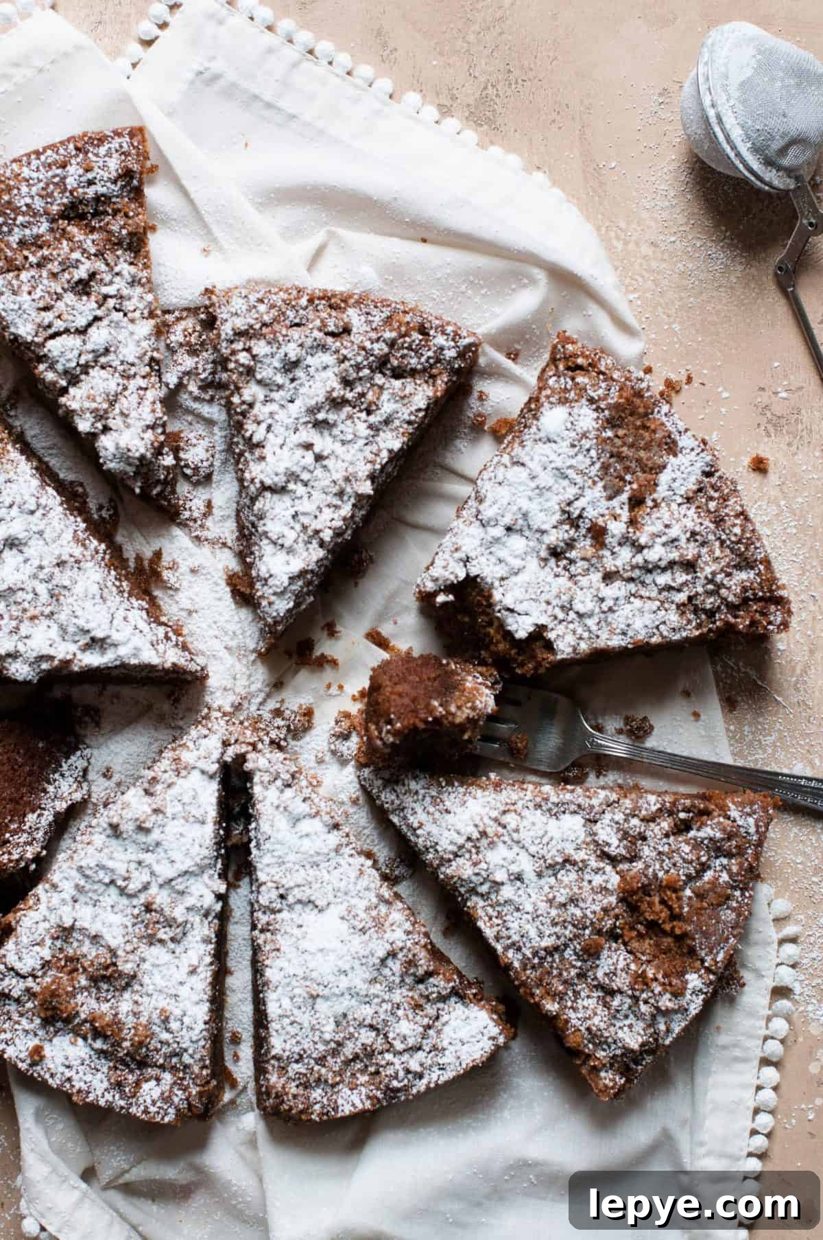 slices of coffee cake