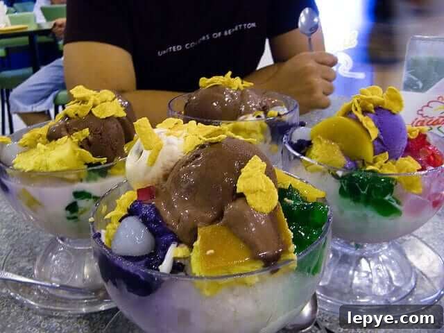 Halo-Halo Dessert: Filipino Shaved Ice with Sweet Toppings 2 Special Halo halo