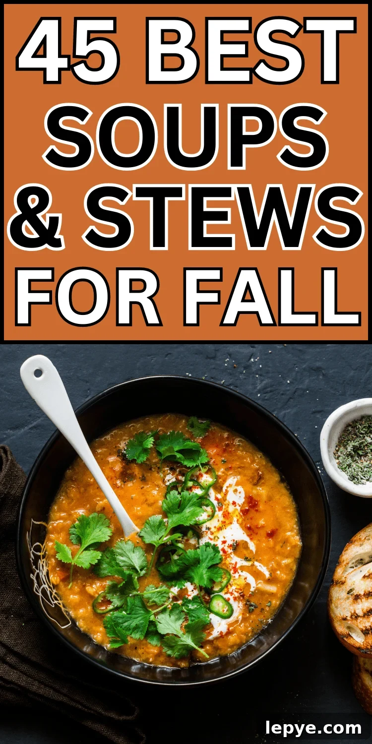 45 Cozy Fall Soups and Stews for Cool Autumn Nights 14 Cozy autumn soup ideas