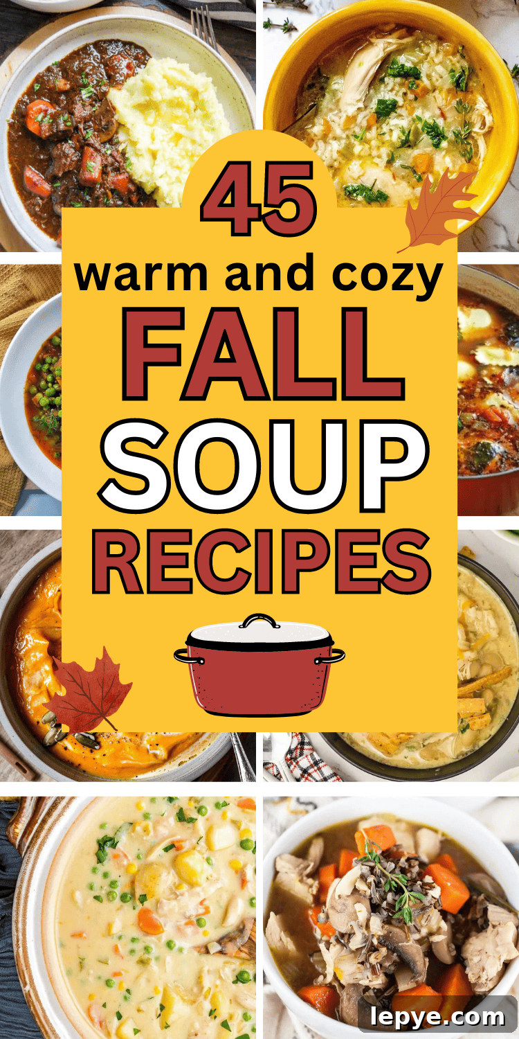 45 Cozy Fall Soups and Stews for Cool Autumn Nights 16 Hearty fall soup recipes