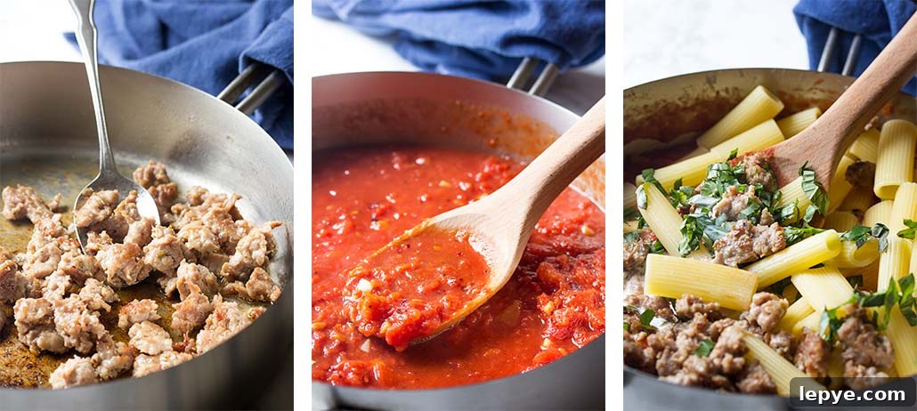 Step by step on how to prep the recipe.