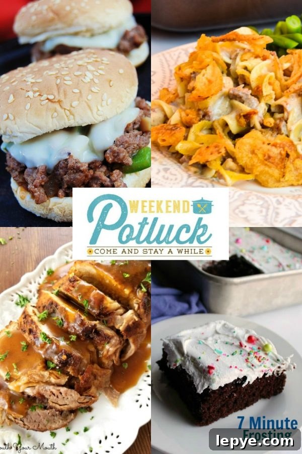 Philly Sloppy Joes: Weekend Potluck Tips & Recipe Ideas 2 WEEKEND POTLUCK 411