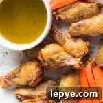 Seriously Crispy Oven Baked Chicken Wings with Garlic Butter (12 of 17)