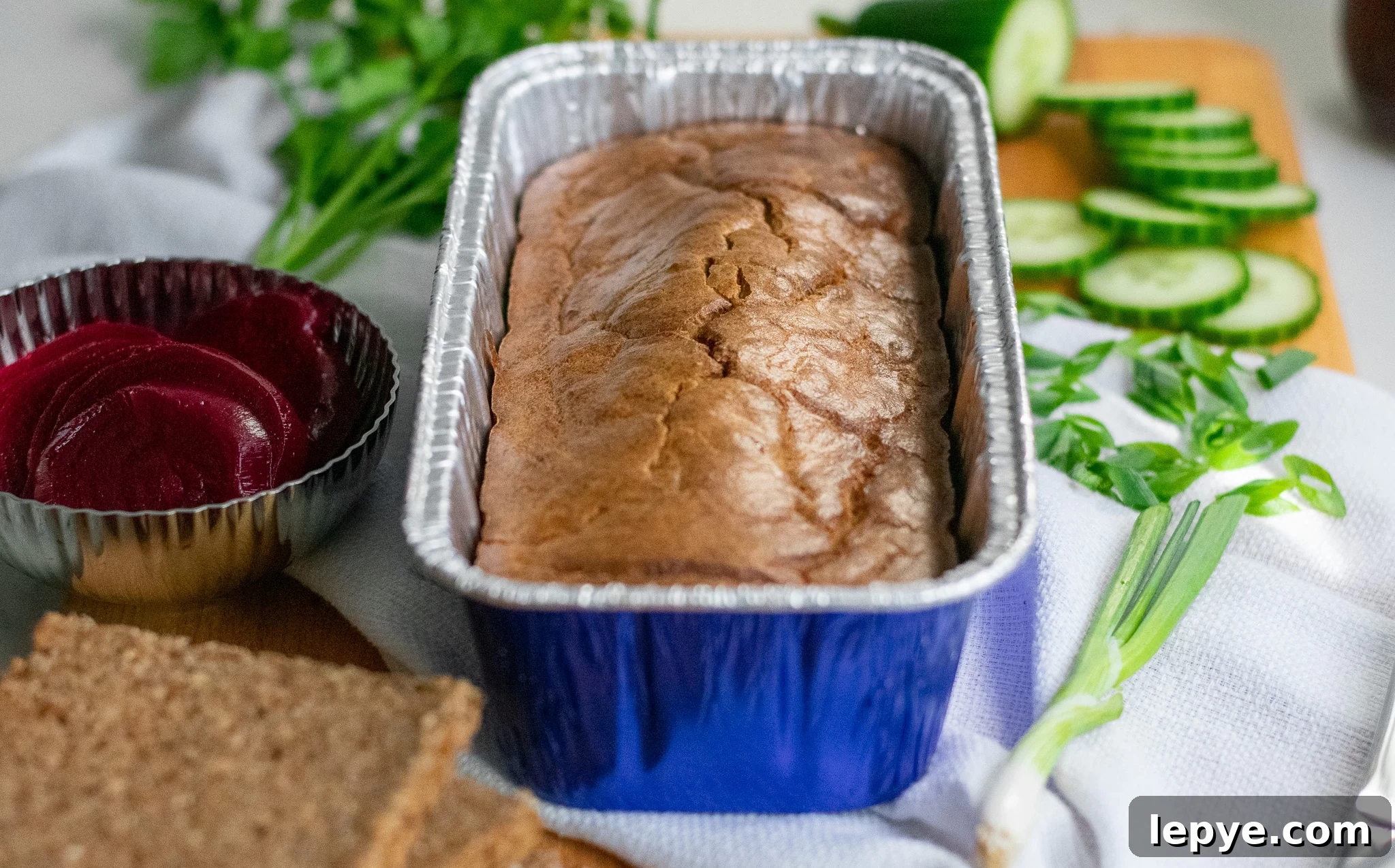 How to Make Classic Danish Leverpostej (Liver Pâté) 13 Danish liver pate in a tray.
