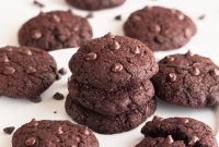 Chewy Vegan Chocolate Cookies with Rich Cocoa Flavor
