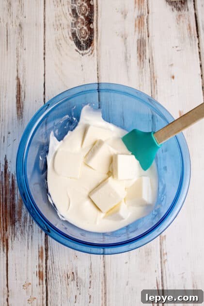 Repeat microwaving and stirring until melted and smooth.